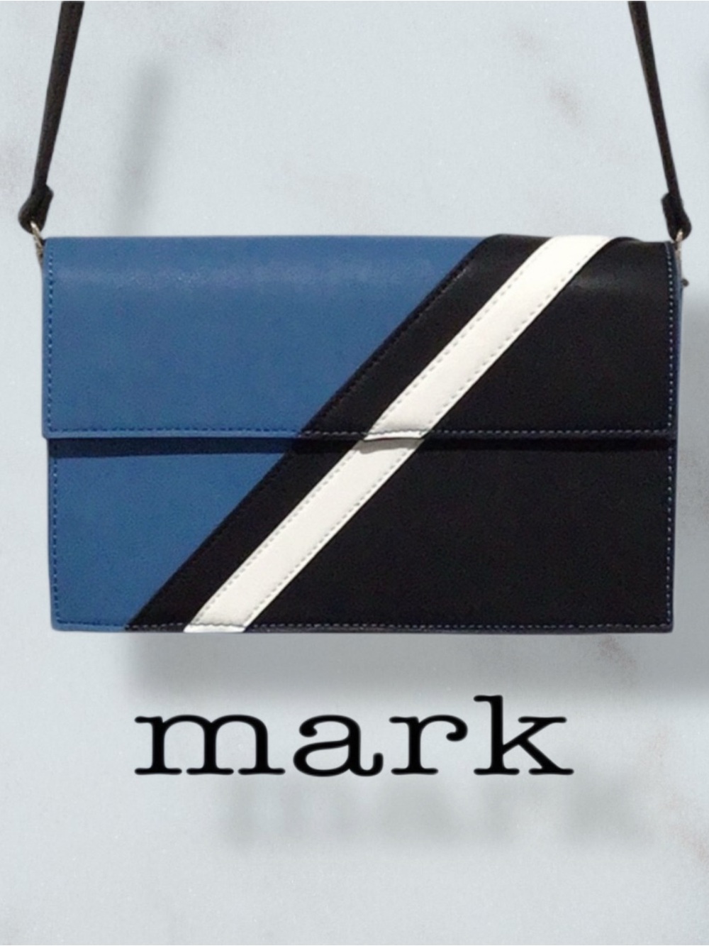 AVON MARK ColorBlock Crossbody Clutch VINTAGE